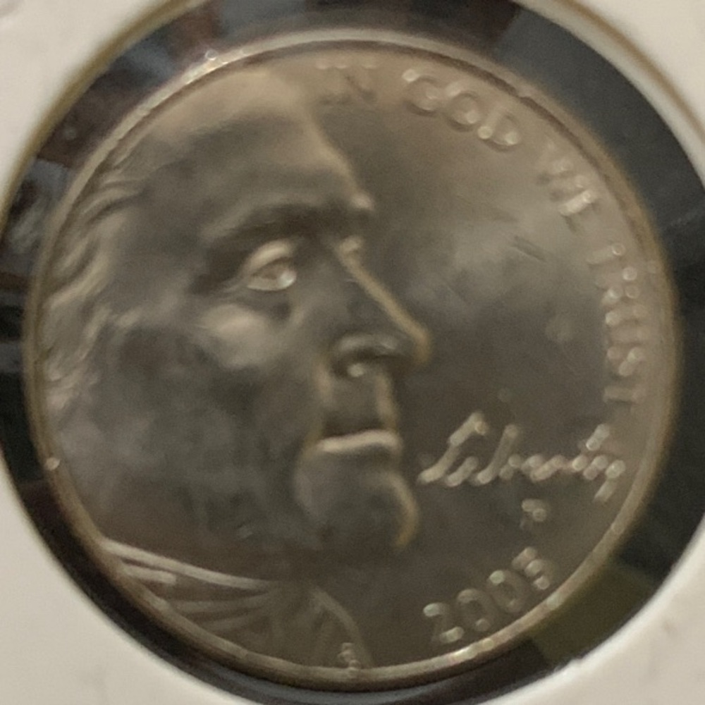 USA 5 cents  Bicentenary of Lewis and Clark Expedition-Bison 2005-P-MS